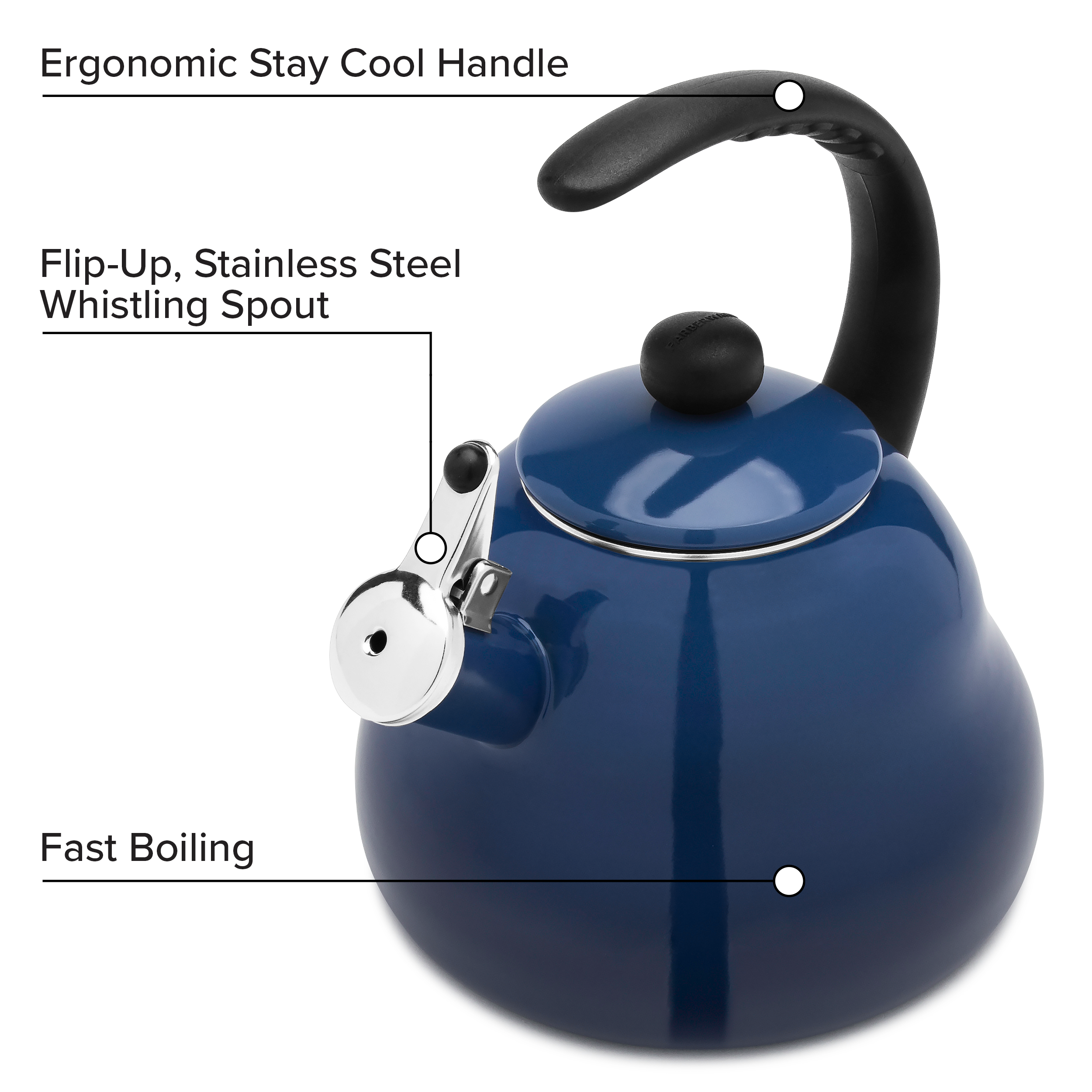 Farberware Tea Kettle - Dome 3 Quart – Farberware Goods