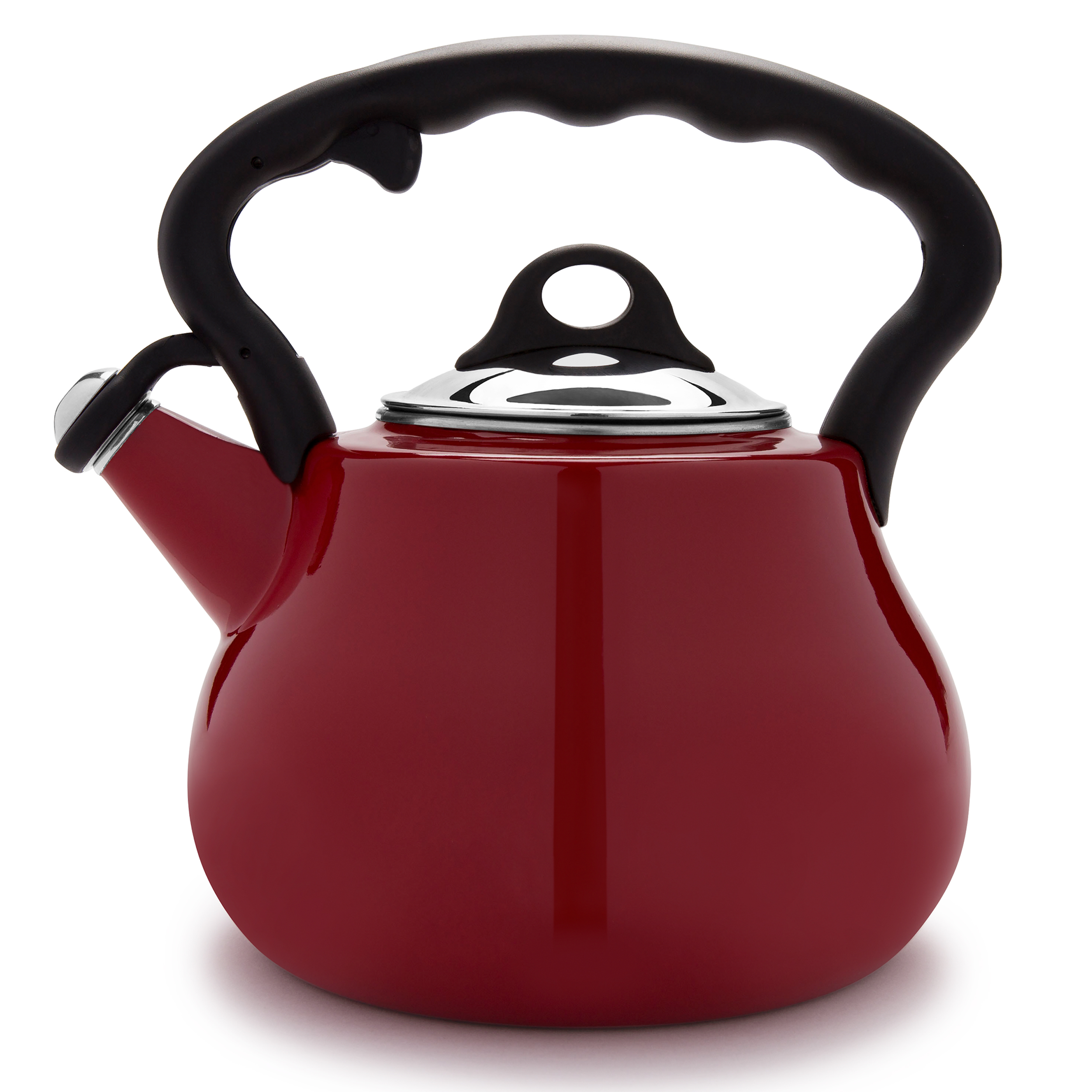 Farberware Luna 2.5 Qt Tea Kettle, Red 