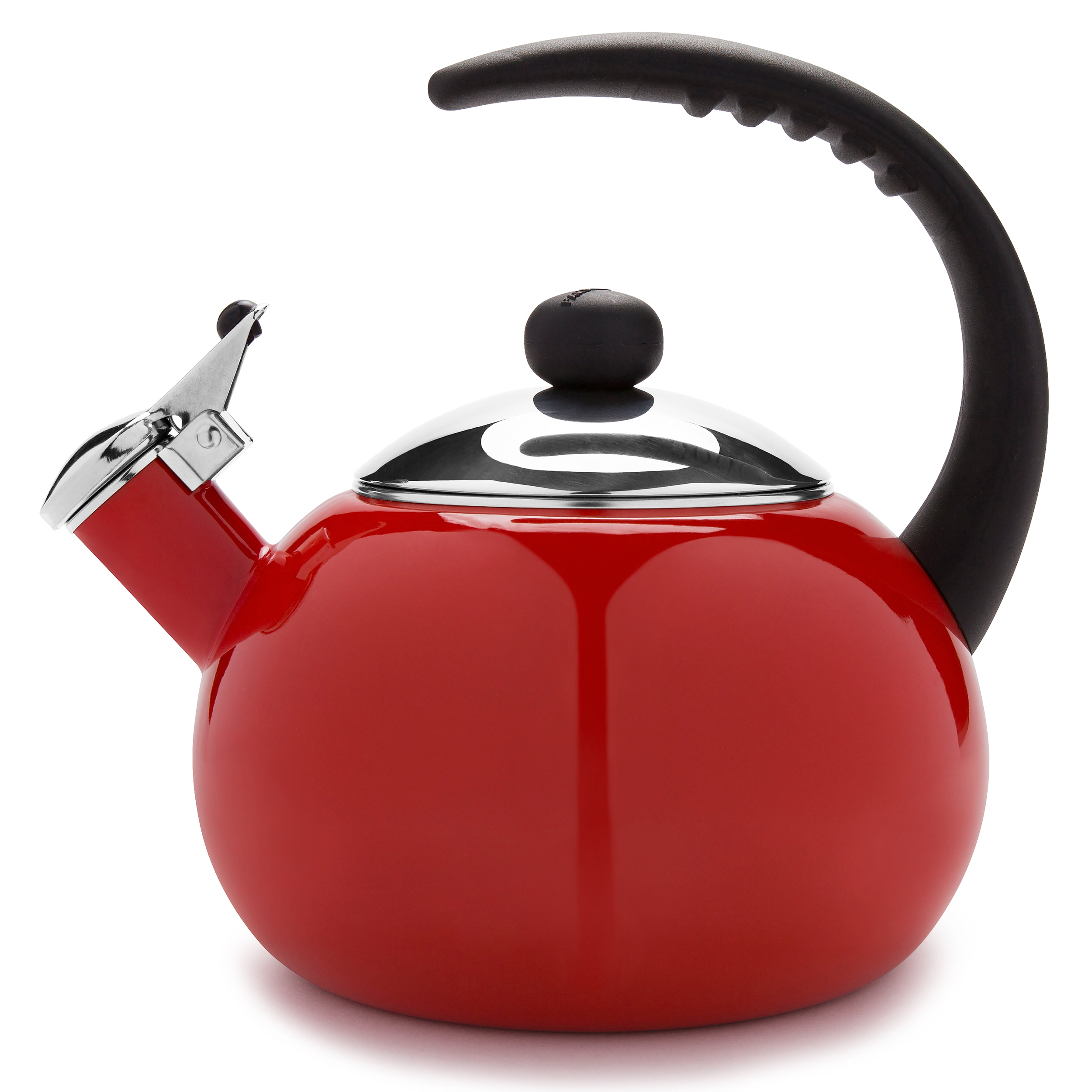 Farberware Luna 2.5 Qt Tea Kettle, Red 