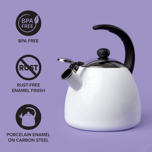 White sales tea kettle
